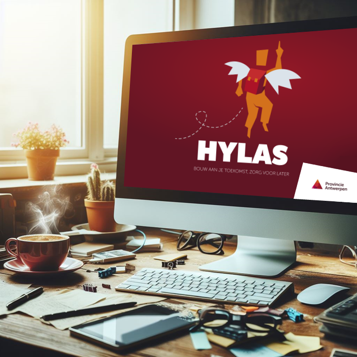 Hylas presentatie op PC