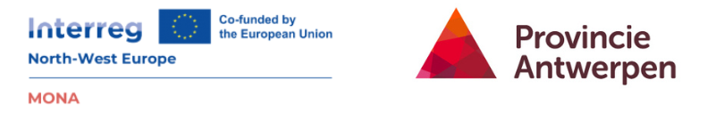 Logo Interreg Mona en Provincie Antwerpen