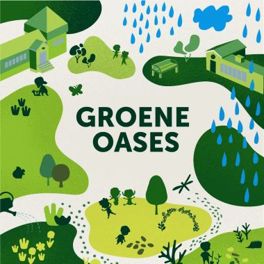 Van grijze speelplaats naar groene oase