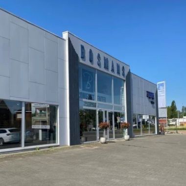 Voorgevel van de beddenwinkel Bosmans Slaapcomfort