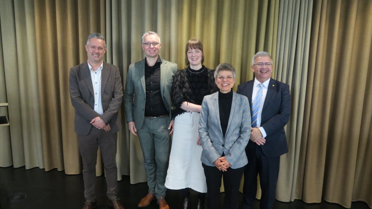 groepsfoto eedaflegging burgemeesters Balen, Dessel, Mol en Vorselaar