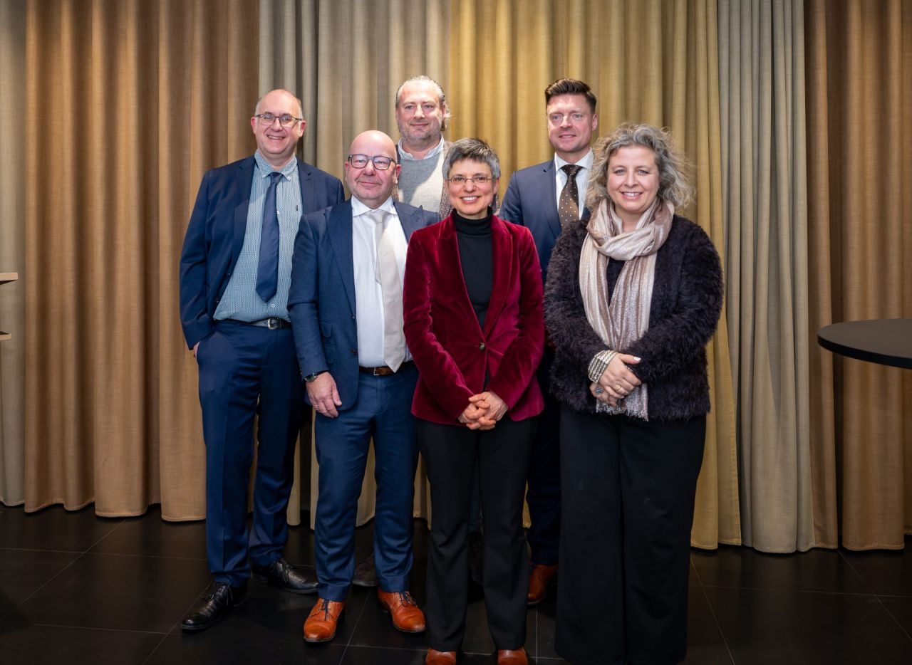 Groepsfoto eedaflegging Aarstelaar, Edegem, Hove, Kontich en Lint