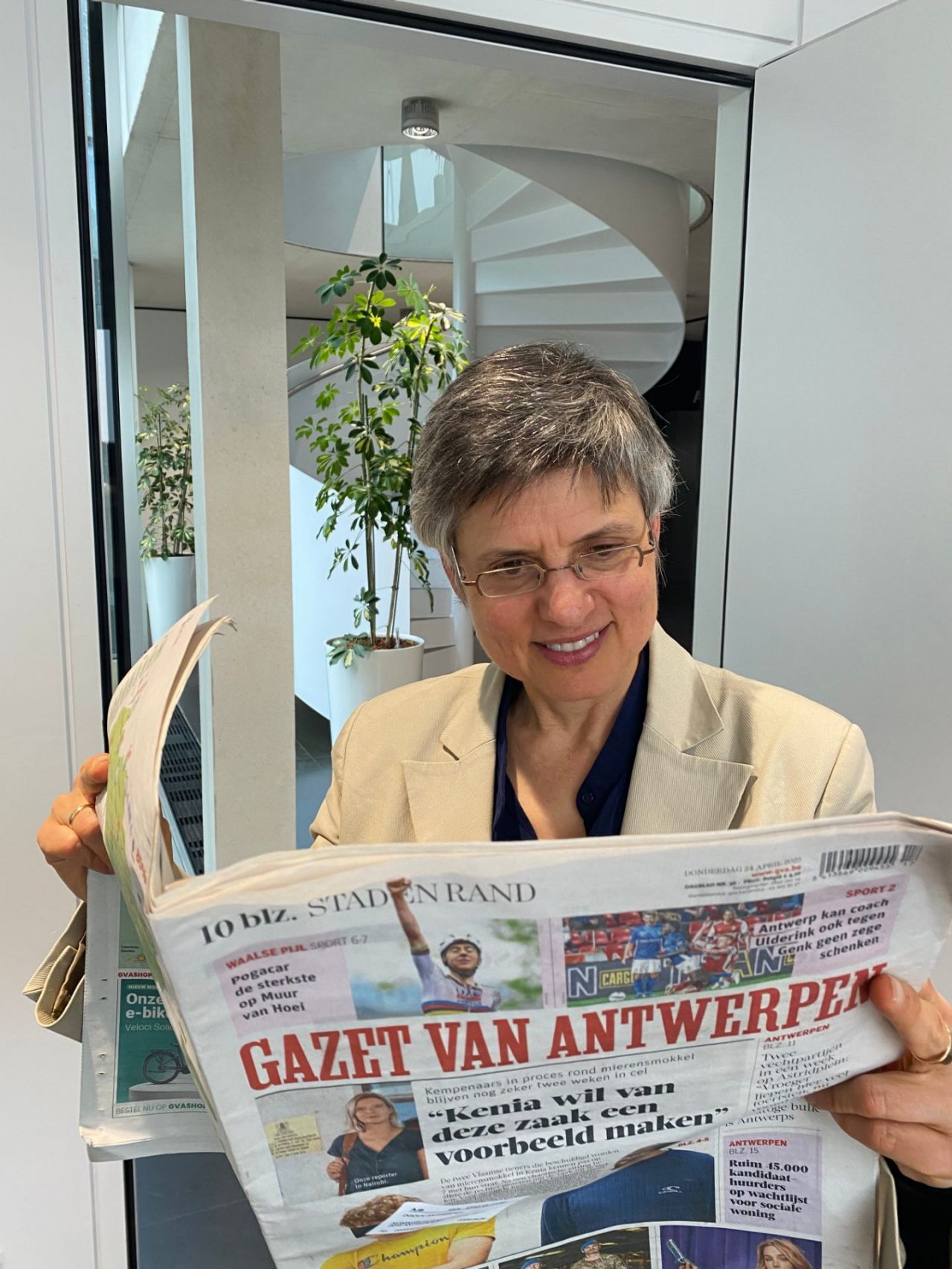 Gouverneur Cathy Berx - Gazet van Antwerpen
