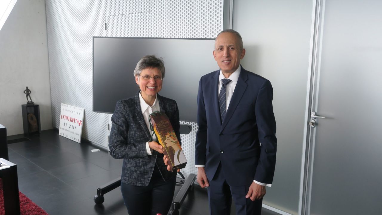 Bezoek ambassadeur Tunesië - Z.E. Sahbi KHALFALLAH