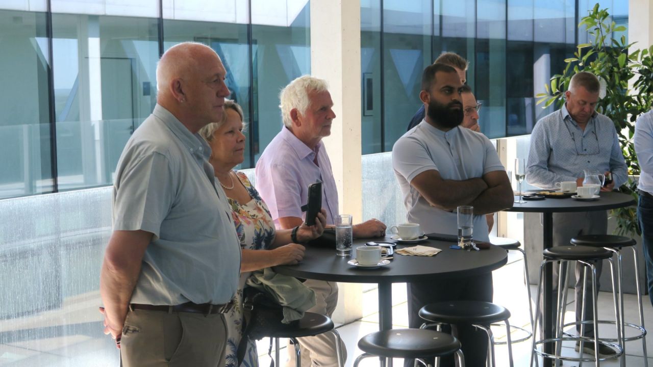 Delegatie van de Vzw Antwerp Cricket Club uit Antwerpen