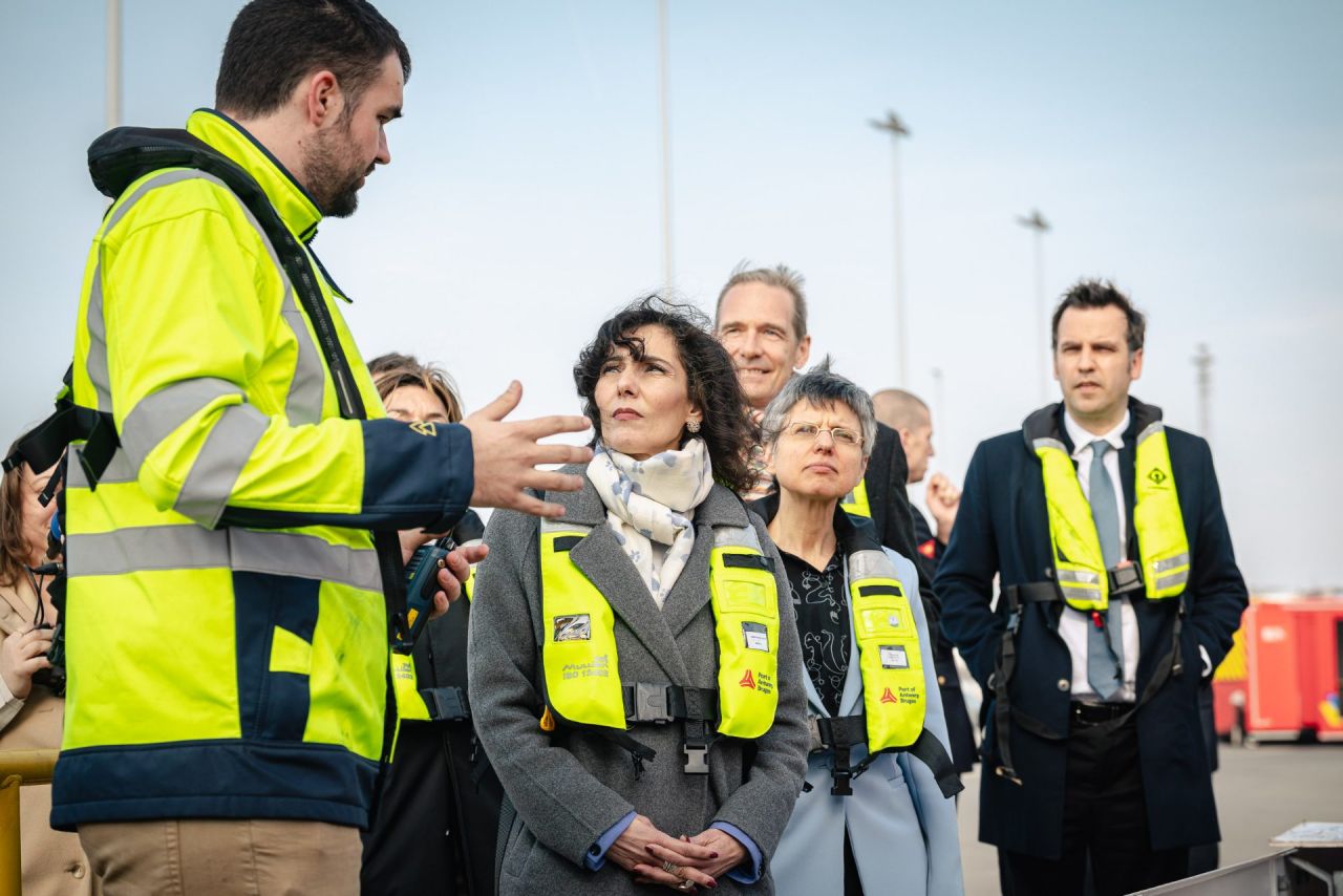 Bezoek Europees Commissaris Hadja Lahbib - Port of Antwerp-Bruges (3)