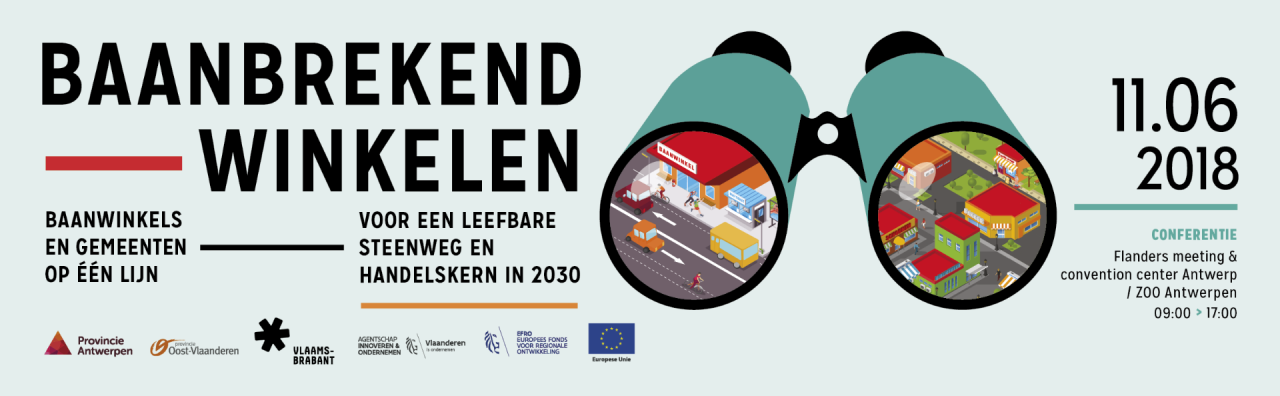 def banner baanbrekend winkelen