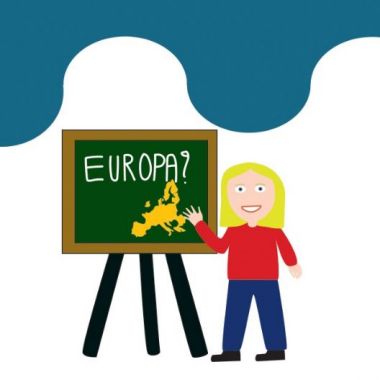 Stagiaire Paulien toont in deze visuele voorstelling wat haar taken als stagiaire bij de dienst Europa waren. 