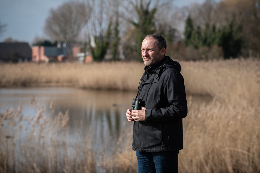 Didier Soens in de Jutse Plassen