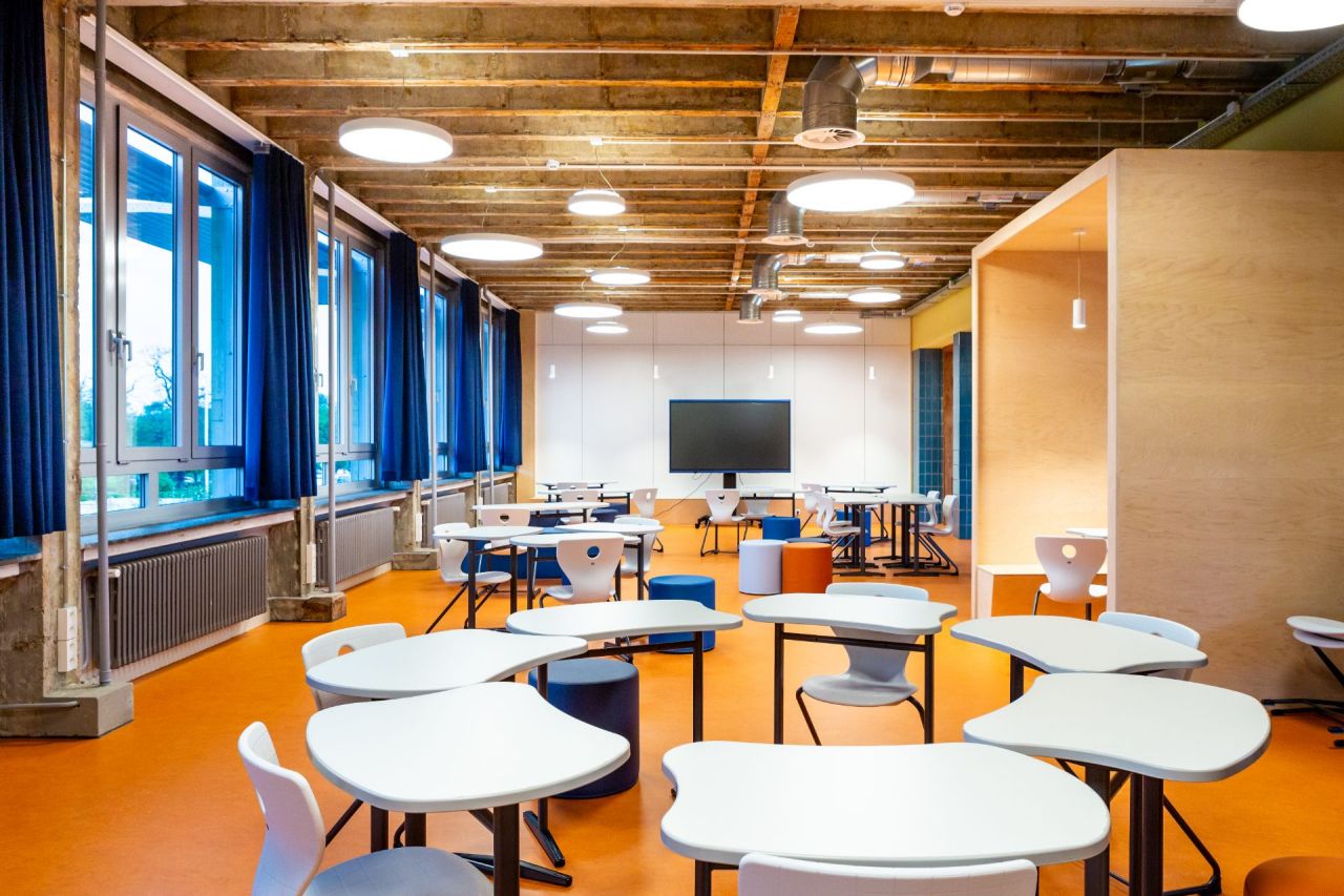 Openleercentrum in theorieblok van PIVA