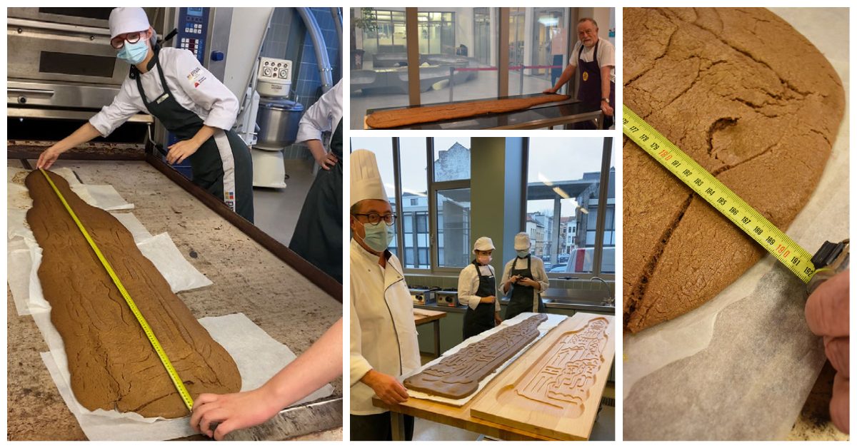 PIVA bakt speculaas van 1,89m uit één stuk