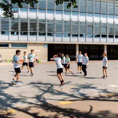 sportende leerlingen