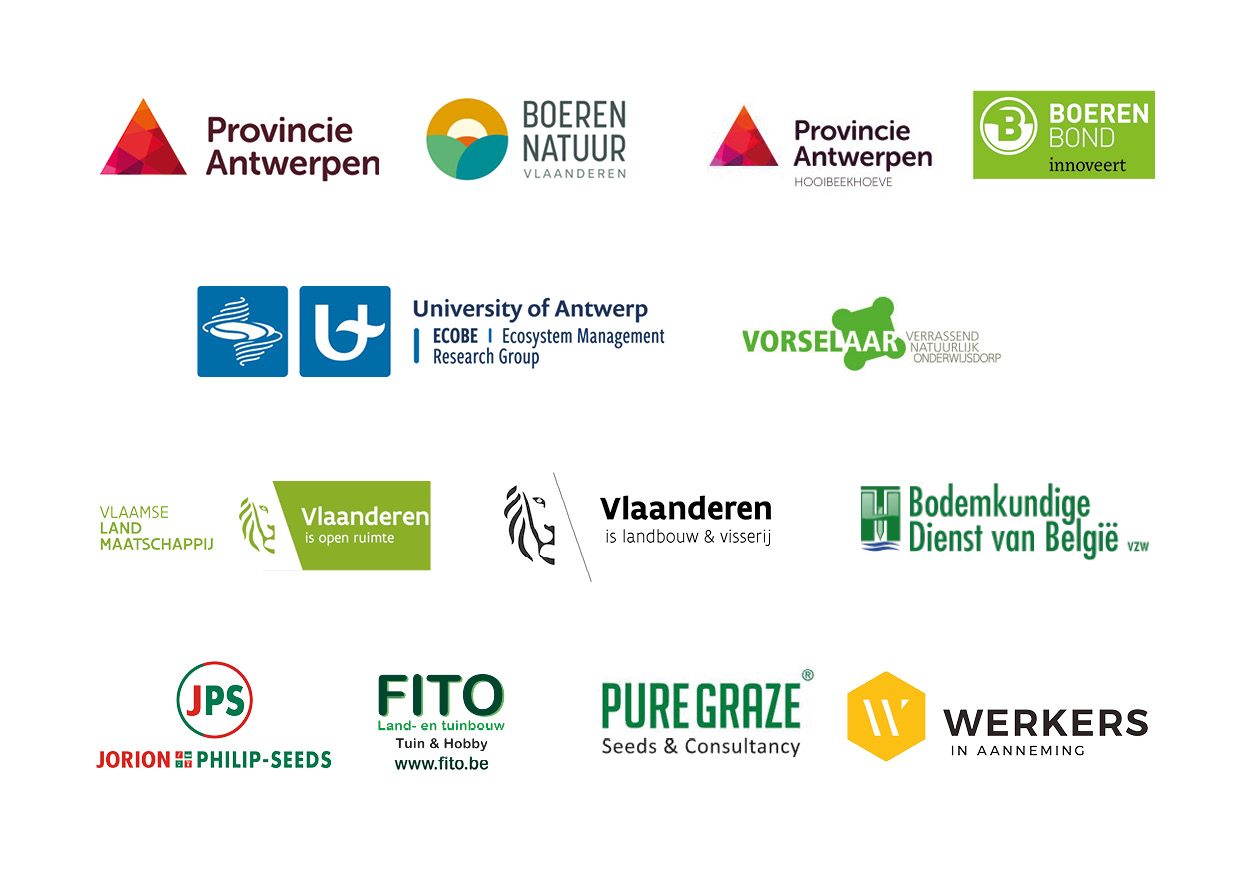 overzicht van logo's standhouders demomarkt Klimaatboeren okt 2021