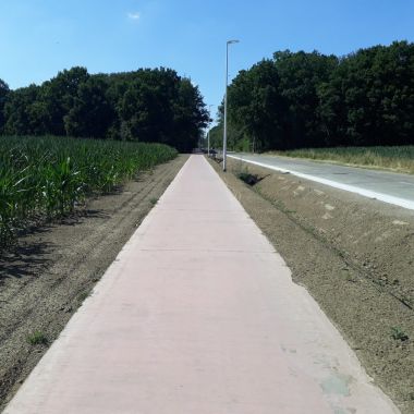 De gemeenten Berlaar en Nijlen legden een afgescheiden fietspad aan met Fietsfondssubsidies