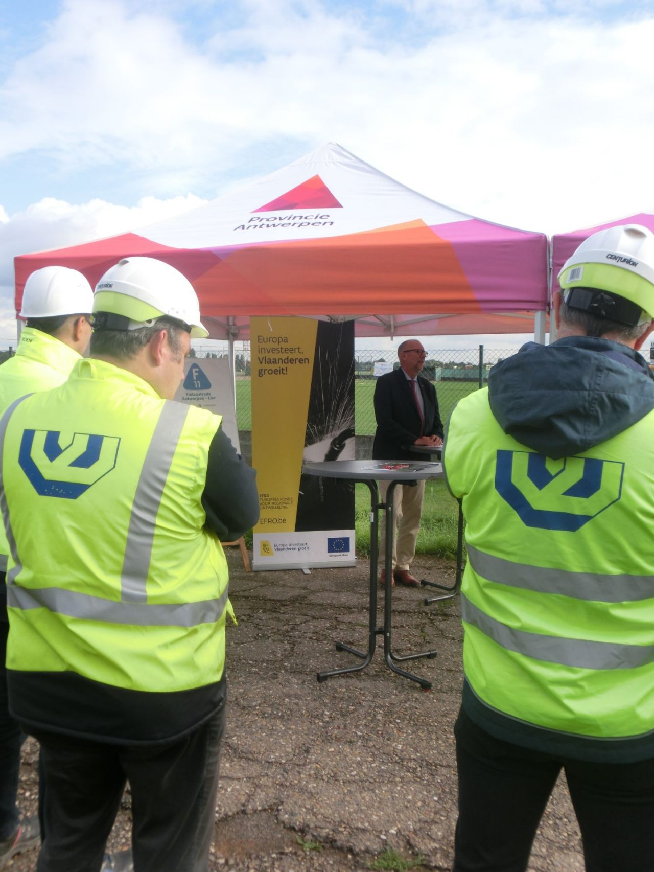 Start werken F11 Mortsel Boechout