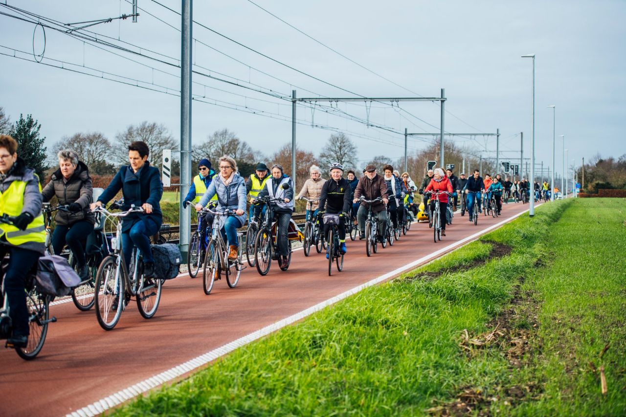 Infietsen fietsostrade F105 Herentals-Balen