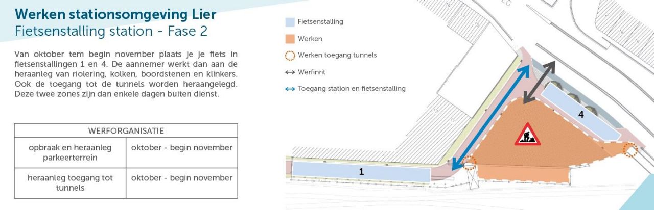 Reorganisatie stationsomgeving Lier Fase 2