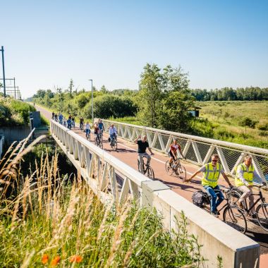 Opening fietsostrade F105 tussen Herentals en Langstraat in Olen