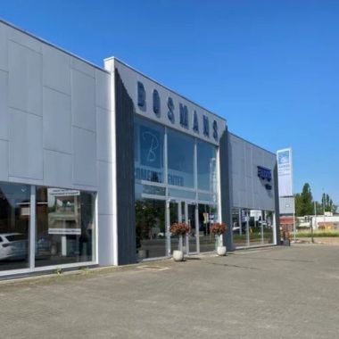 Voorgevel van de beddenwinkel Bosmans Slaapcomfort