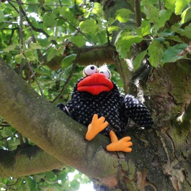 In het Rivierenhof leidt Zip kleuters rond in zijn tuin