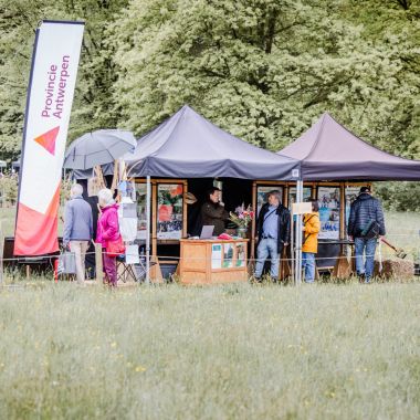 Infostand Provinciale Groendomeinen Regio Antwerpen Tuinkriebels Vrieselhof