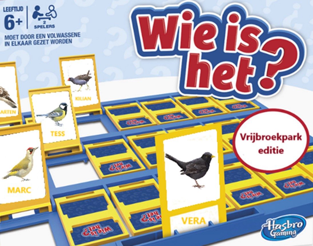 Spel 'wie is het?' met vogels
