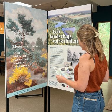 Expo in bezoekerscentrum De Liereman