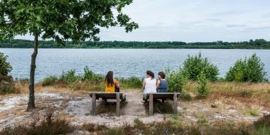 Pauze bij Kanaalplas in Mol