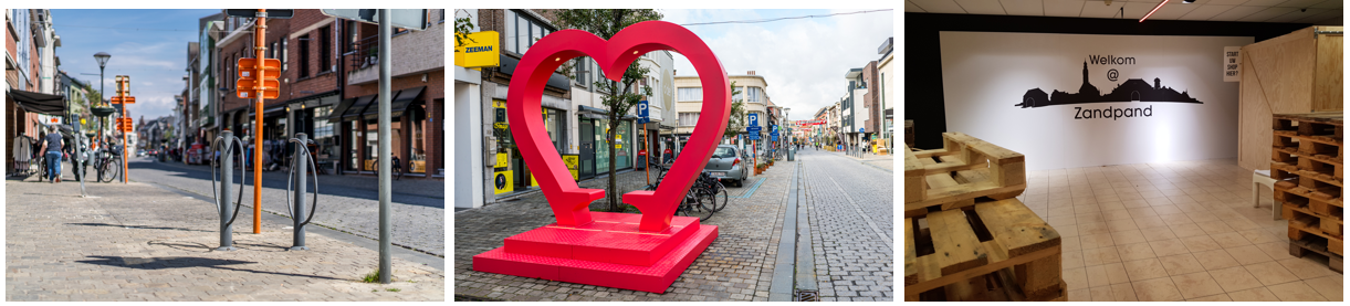 Zandstraat voor & na