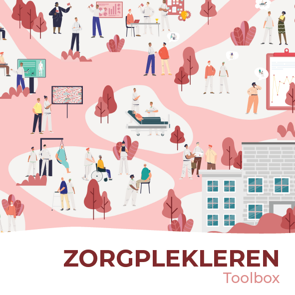 Zorgplekleren toolbox cover met eilanden