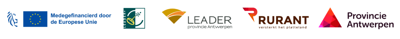 rechthoekige logobanner Op een Drafje