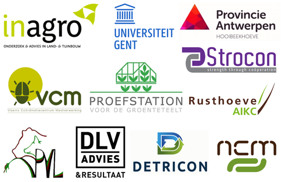 Logo's projectpartners Nitroman Interreg