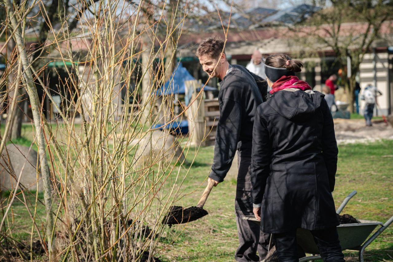 Jo Smets, leraar en groencoördinator van Freinetschool De Vlindertuin in Lille