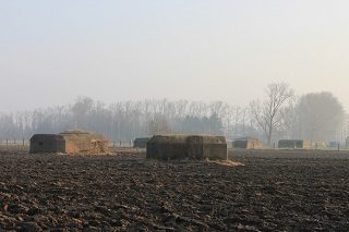 landschap met vergeten linies klein