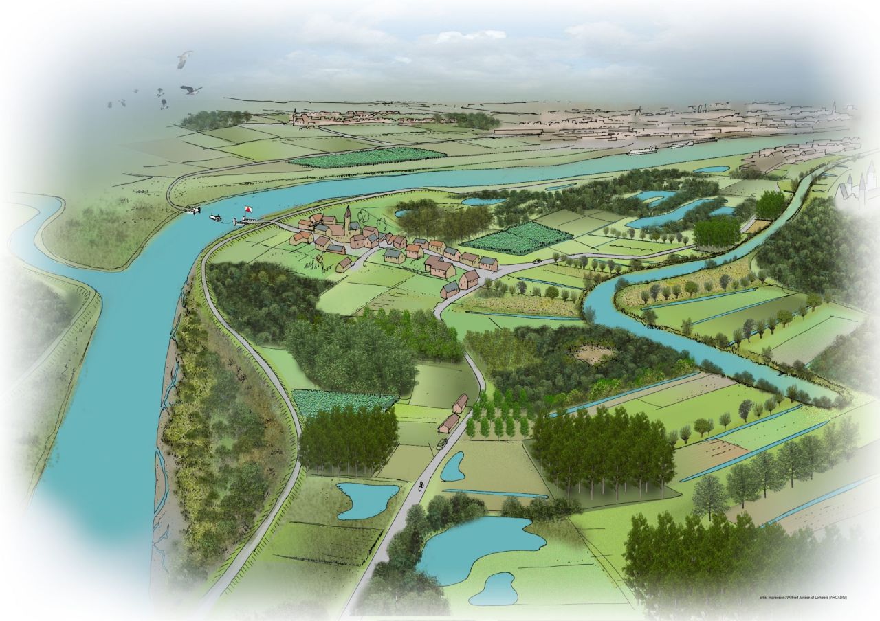 Landschapsbeeld biodiversiteit Schelde