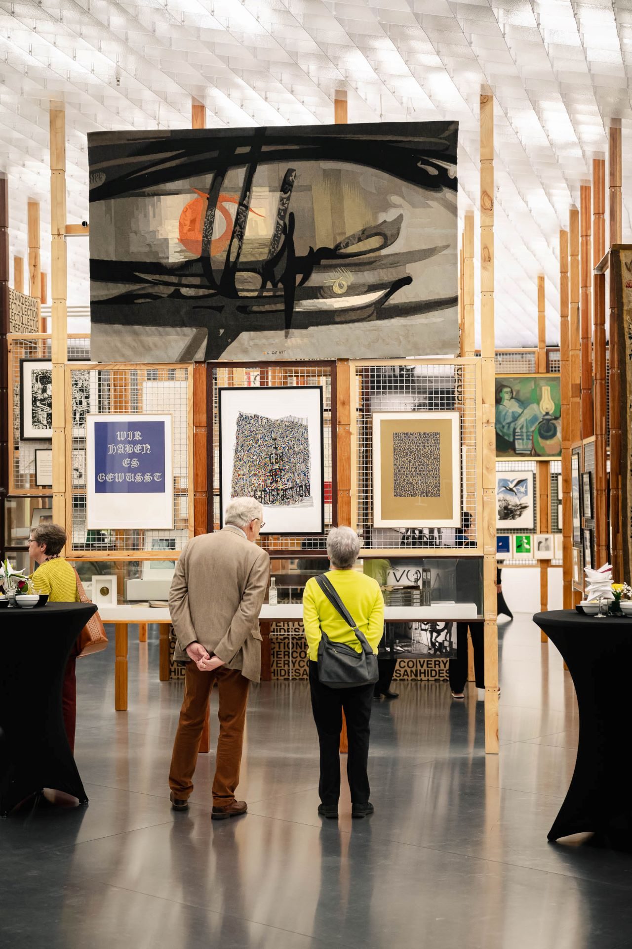 Expo LETTEREN met centraal De Bark van Gaspard De Wit