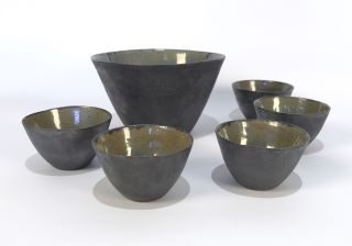 Louise Servaes - Set van zes kommen