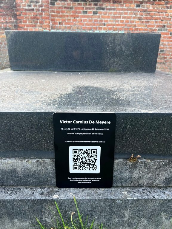 QR-code erepark begraafplaats Boom - kandidaat Erfgoedprijs 2025