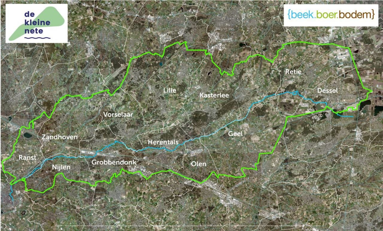 Kaart gebiedscoalitie {beek.boer.bodem} oktober 2021