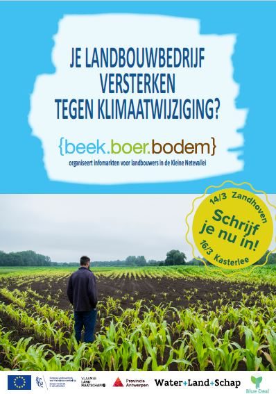 poster infomarkten {beek.boer.bodem} op 14 en 16 maart 2022