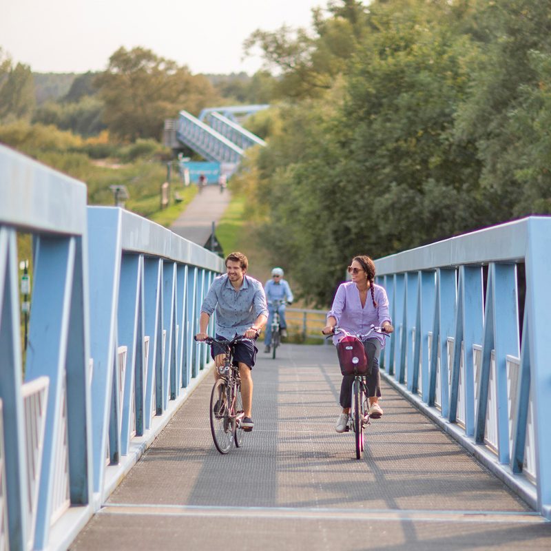 Scheldeland fietsbruggen