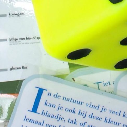 Huur een doehetzelf-pakket, werp de dobbelsteen en voer een opdracht uit.