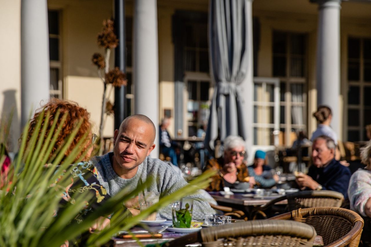 Terras Kasteel Rivierenhof