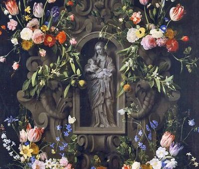 Garland with virgin