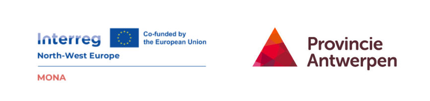 Logo Interreg Mona en Provincie Antwerpen