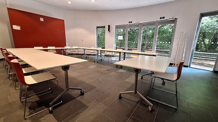 vergaderzaal in het Vrijbroekpark