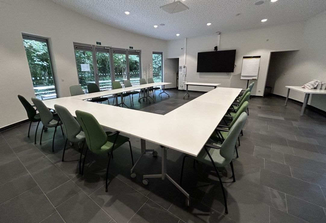 vergaderzaal in het bezoekerscentrum van het Vrijbroekpark