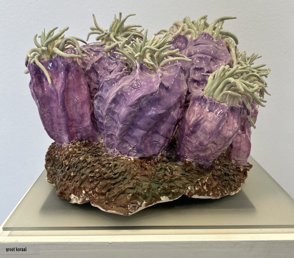 kunstwerk met rupsen