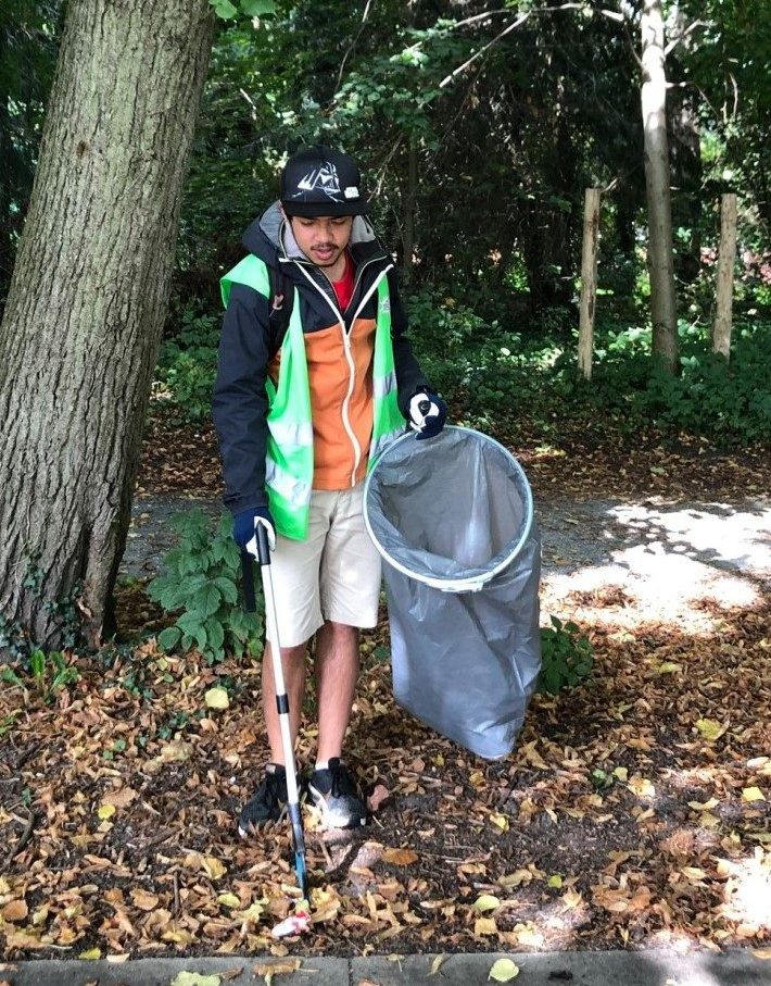 zwerfafvalprikker Vrijbroekpark