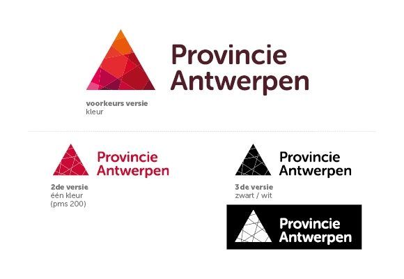 Logo provincie Antwerpen kleurversies